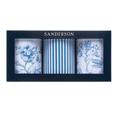 Sanderson - Etchings & Roses Set of 3 Round Caddies