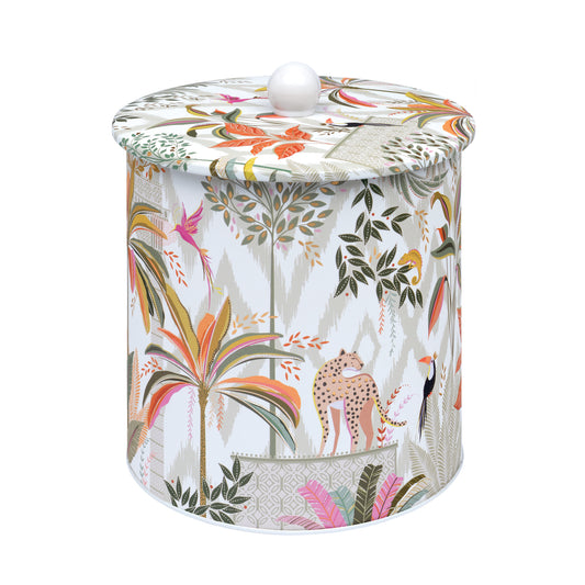 Sara Miller Palm Garden design biscuit barrel