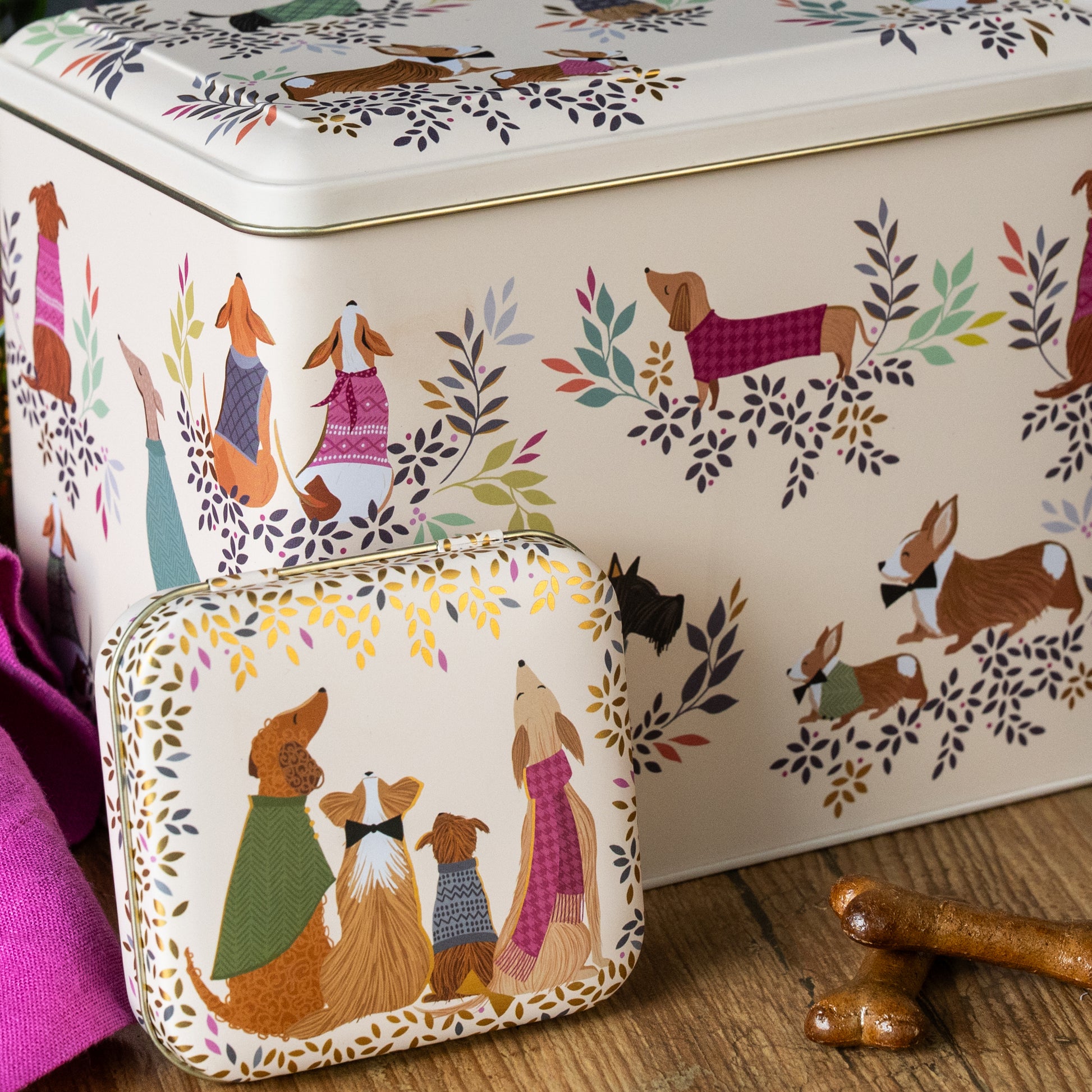 Sara Miller Dapper Dogs lifestyle image - Kitchentins