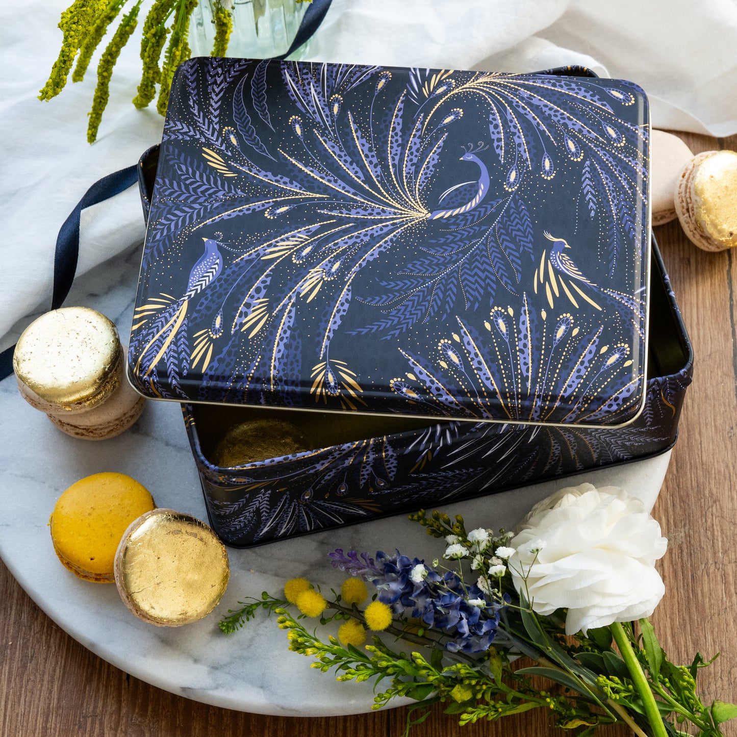 Sara Miller London Anniversary Deep Rectangular Tin - Kitchentins