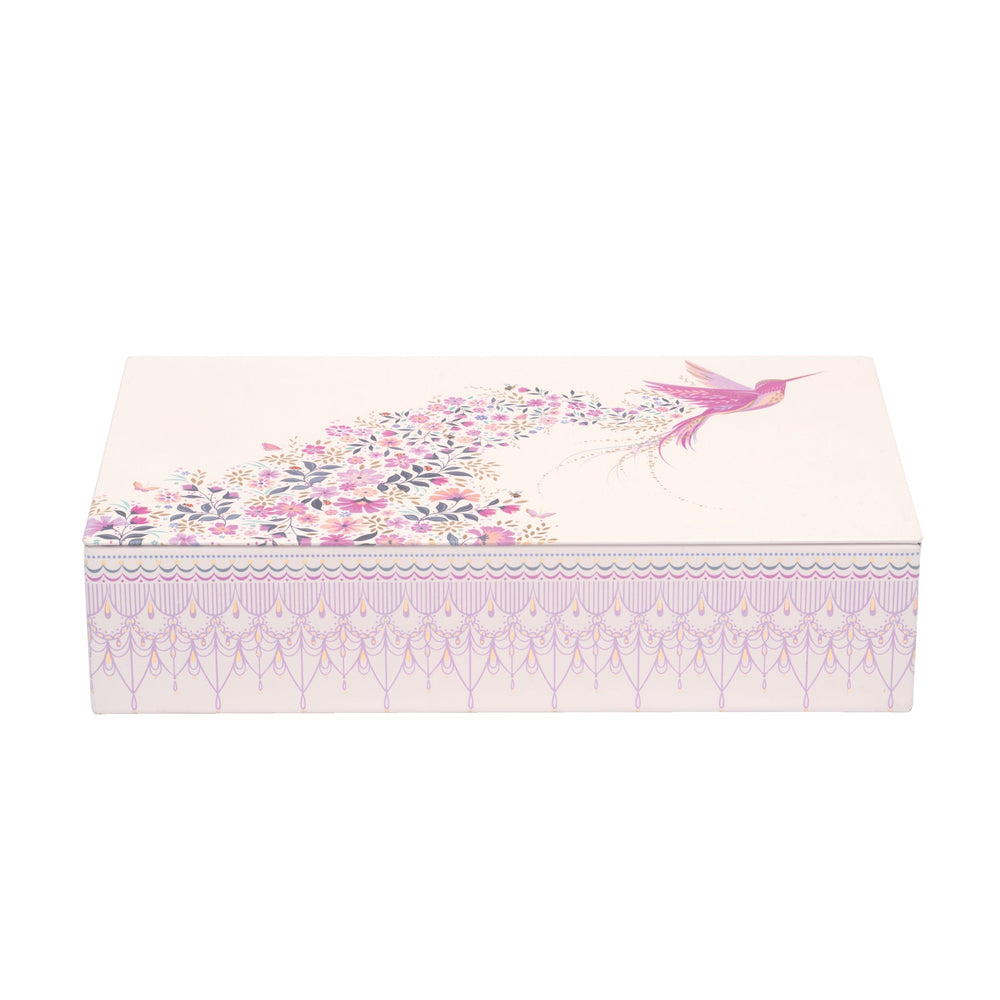 Sara Miller - Ditsy Hummingbird Hinged Rectangular Tin