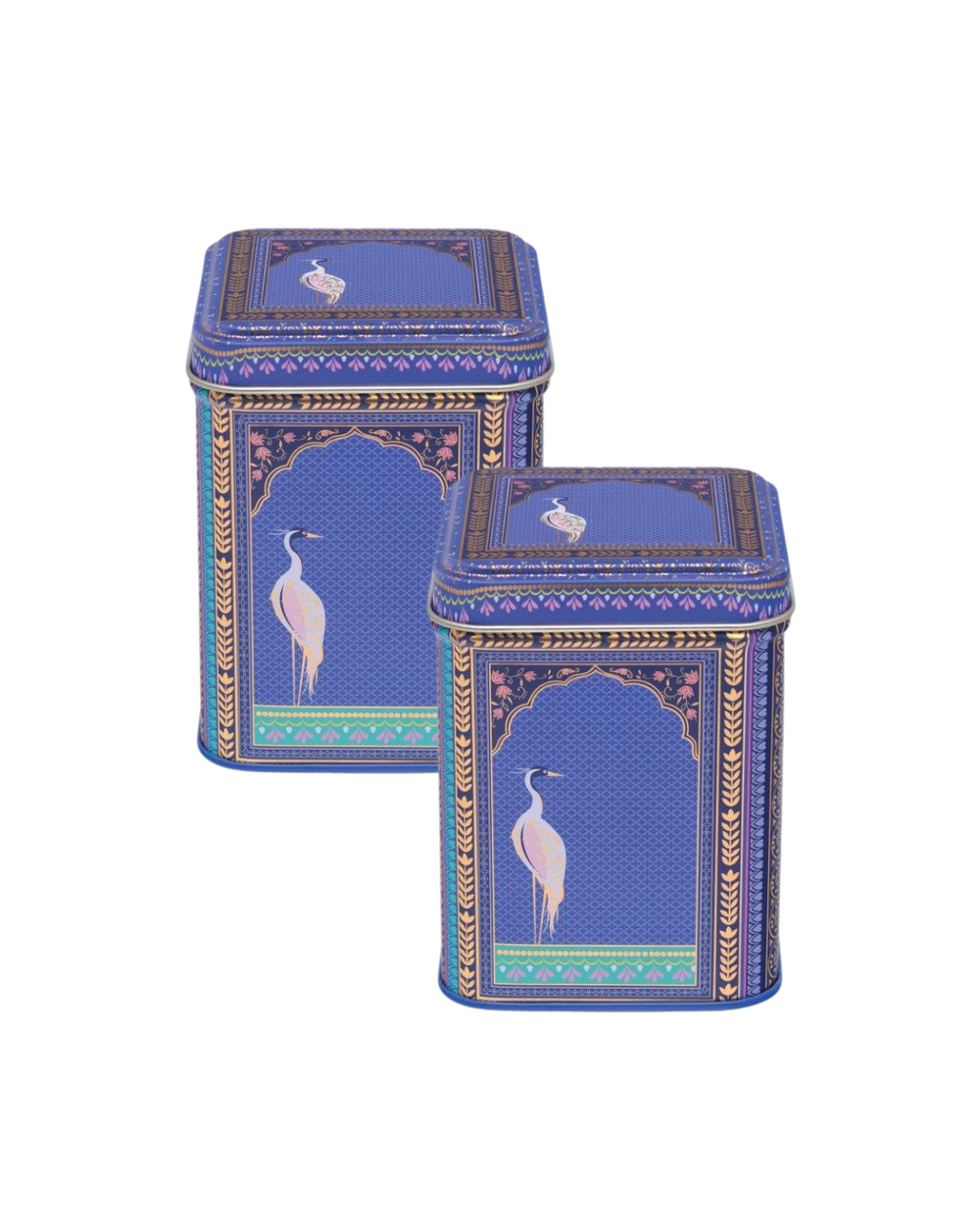 Sara Miller - New India Small Square Tin, Set of 2