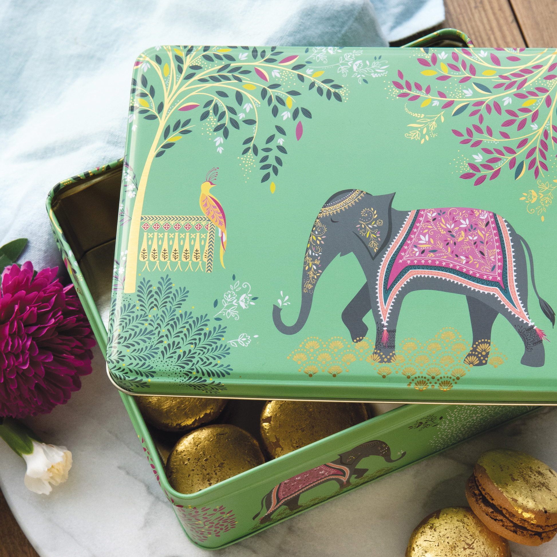 Kitchentins - Sara Miller India Deep Rectangular Tin