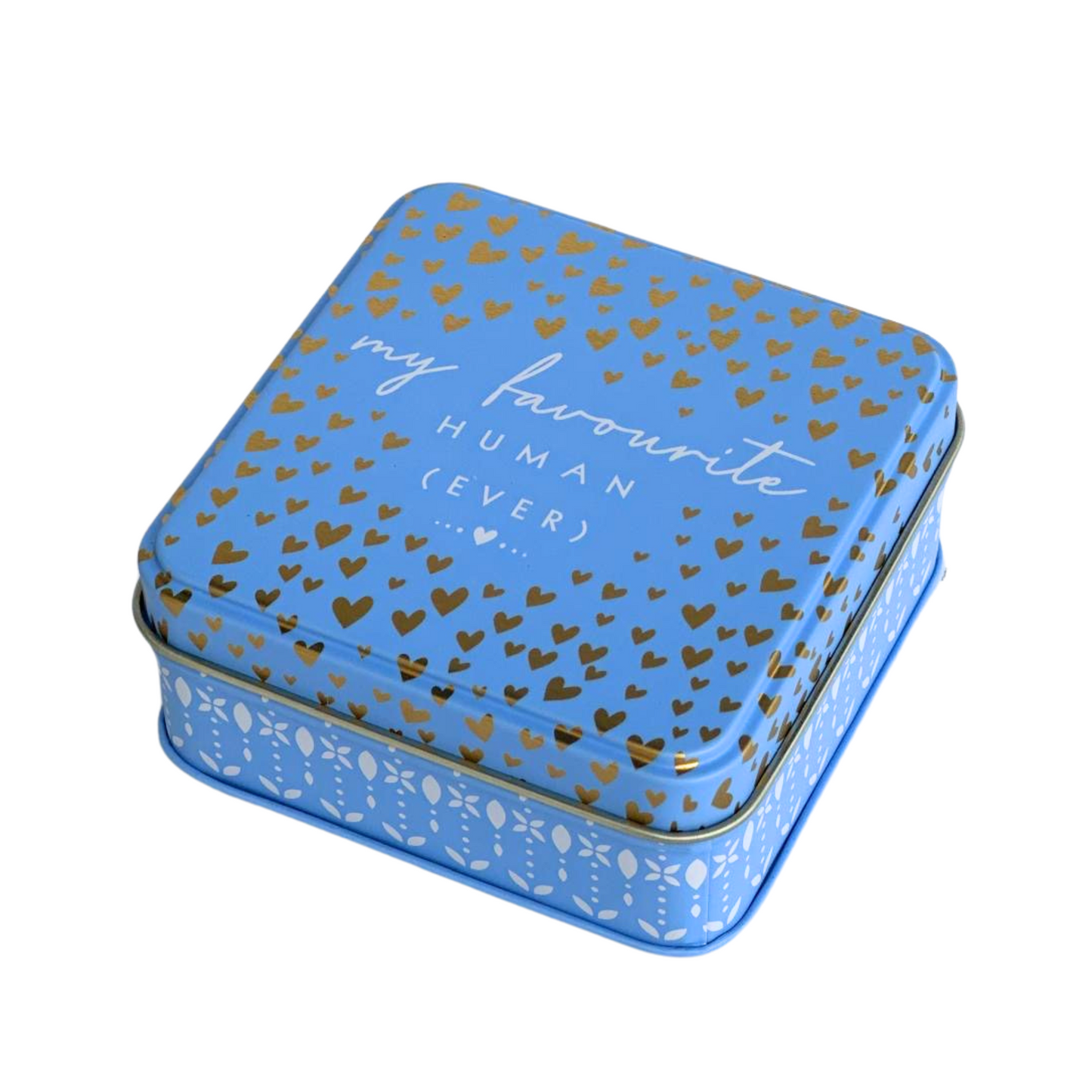 Kitchentins - Sara Miller Little Gestures Small Square Tin- My Favourite Human Ever