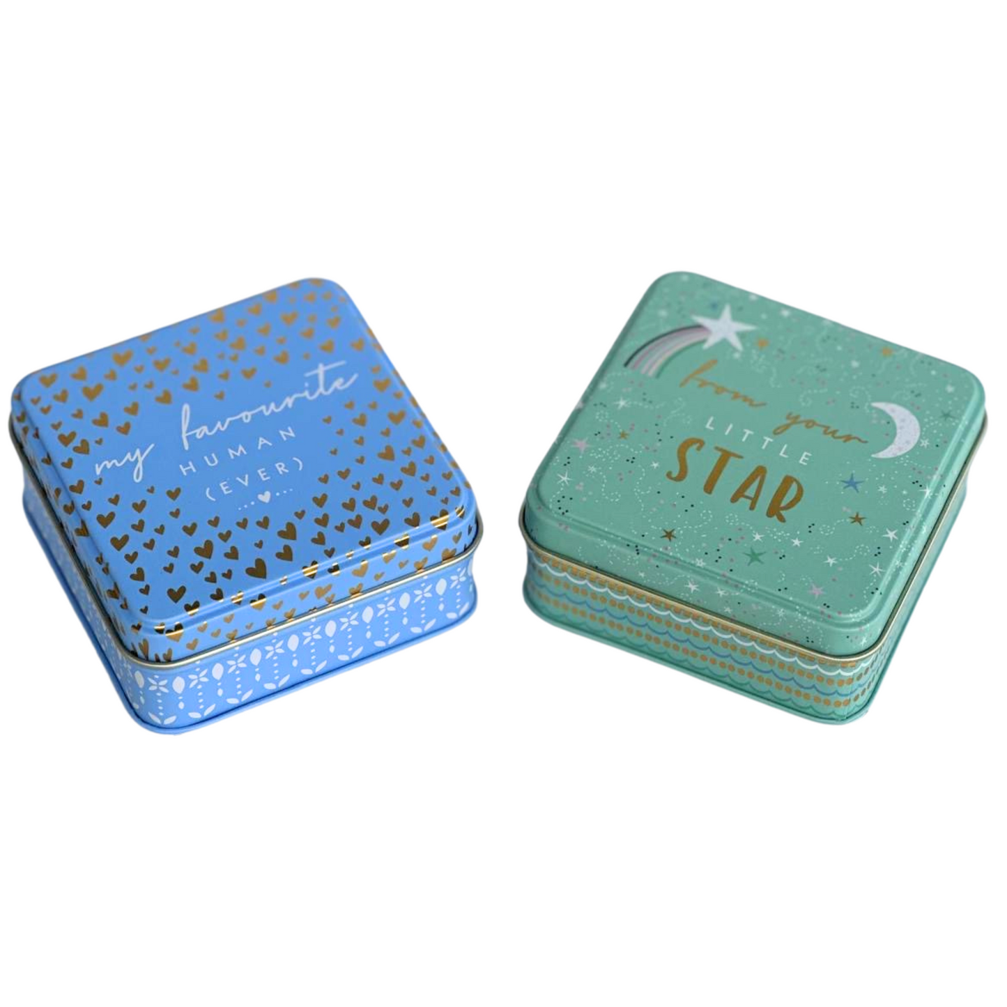 Kitchentins - Sara Miller Little Gestures Small Square Tin Set 1