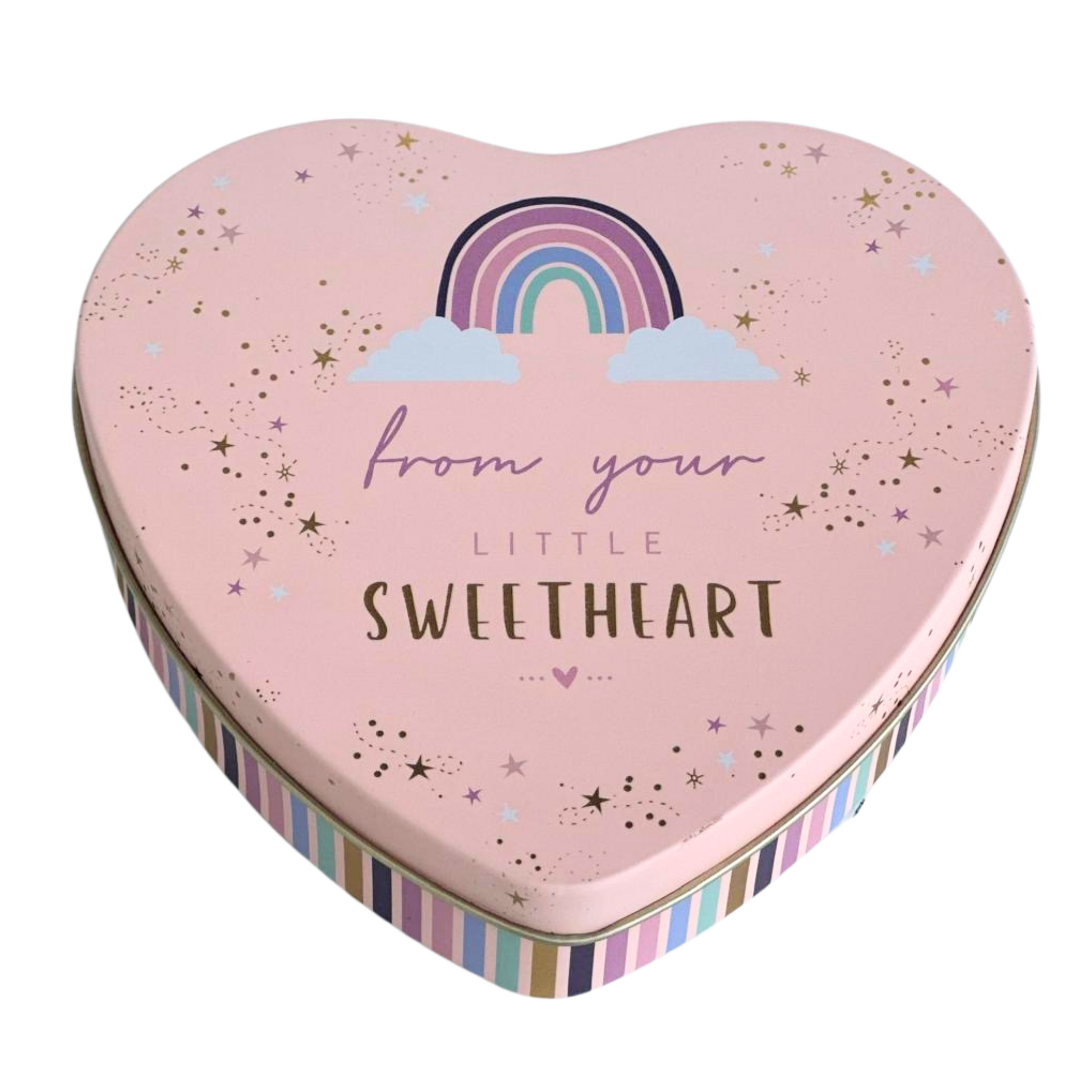 Kitchentins - Sara Miller Little Gestures heart shaped tin- From Your Little Sweetheart