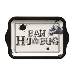 Typography - Bah Humbug Small Tin Tray