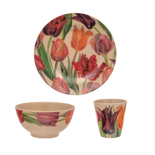 KItchentins - Emma Bridgewater Tulip Rice Husk Picnic Set