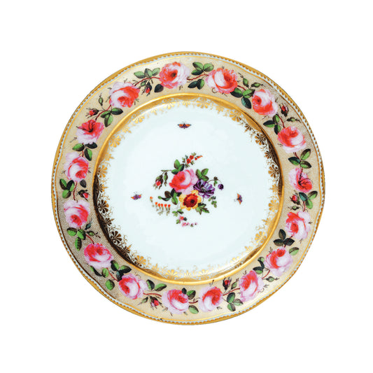 Decorative Tin Plate- Pink Roses