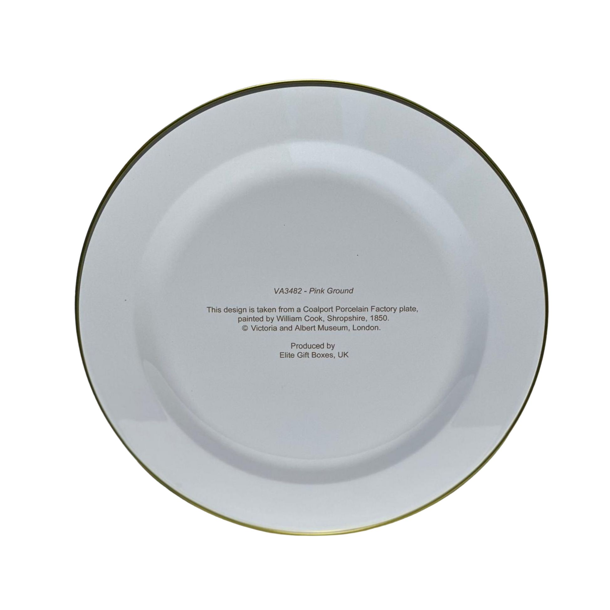 Kitchentins - Pink Ground Decorative Tin Plate Back