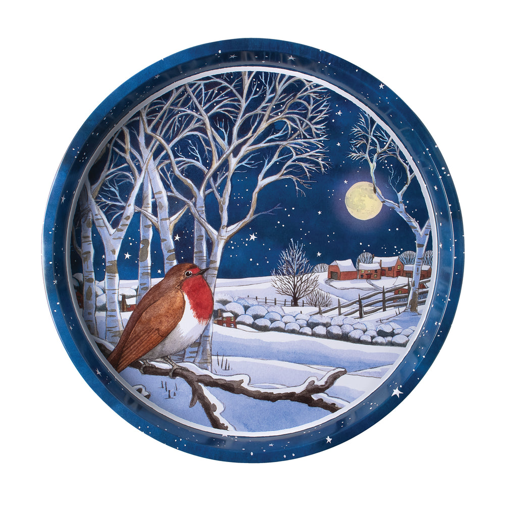 Emma Bridgewater - Winter Animal Robin Deepwell tray