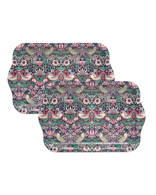 Arts & Crafts Strawberry Thief Small tray - Kitchentins