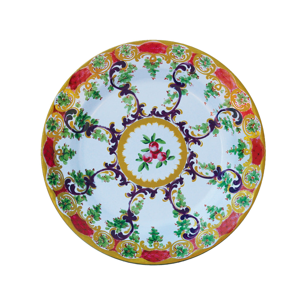 Decorative Tin Plate - Worcester Vine & Berries