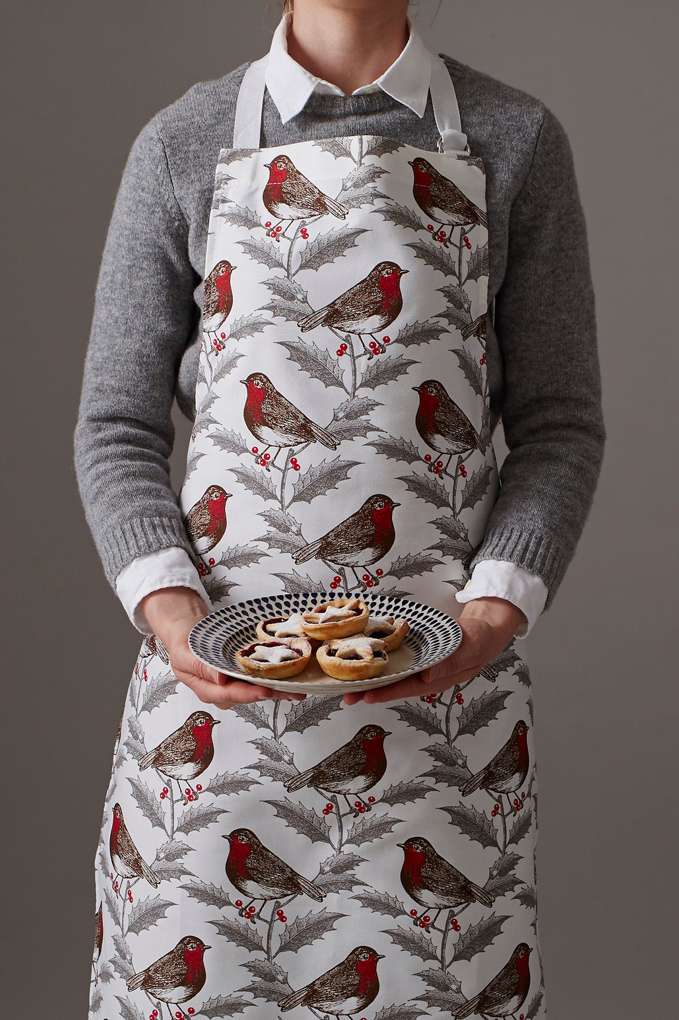 Thornback & Peel Robin & Holly Apron - Kitchentins