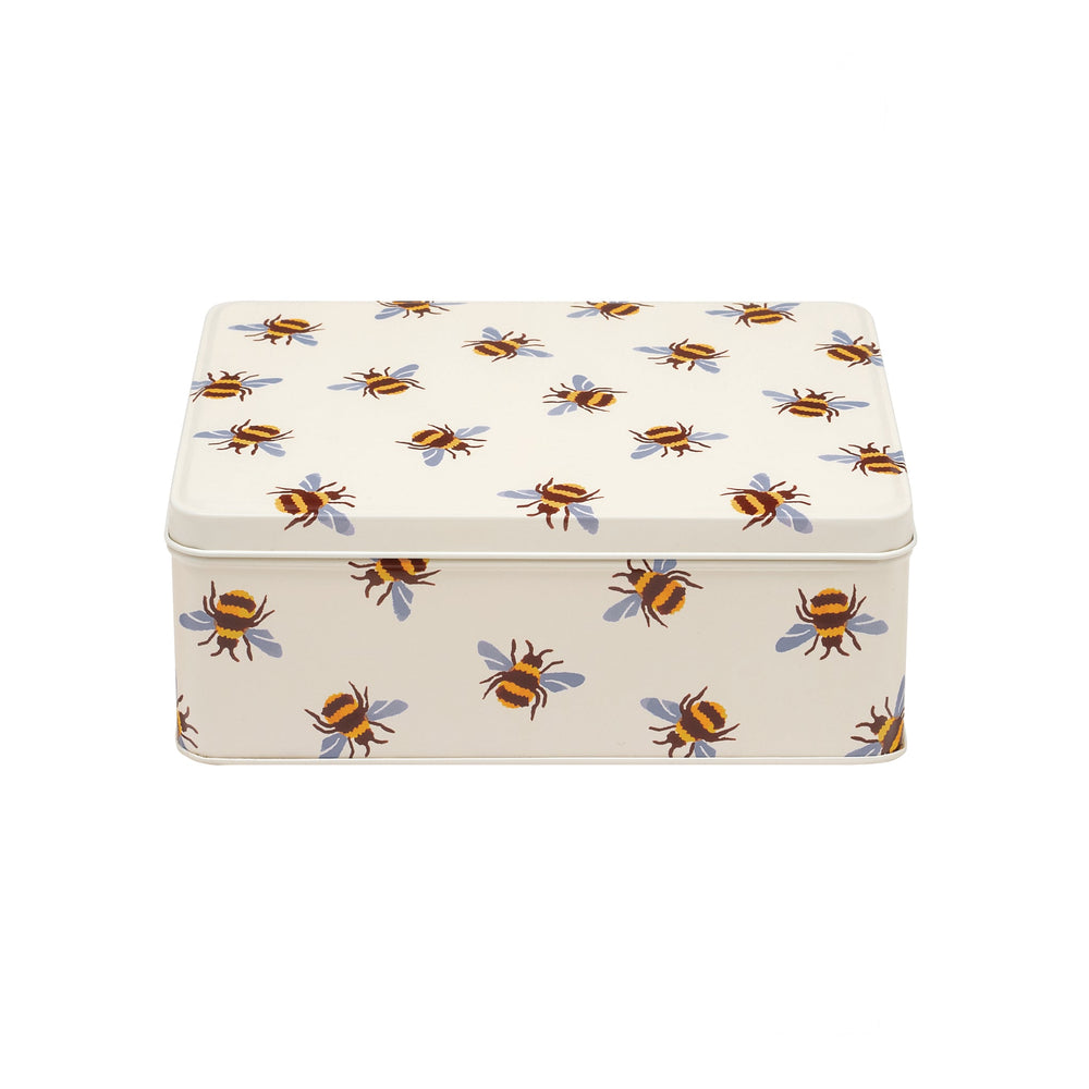 Emma Bridgewater - Blue Winged Bumblebee Deep Rectangular Tin
