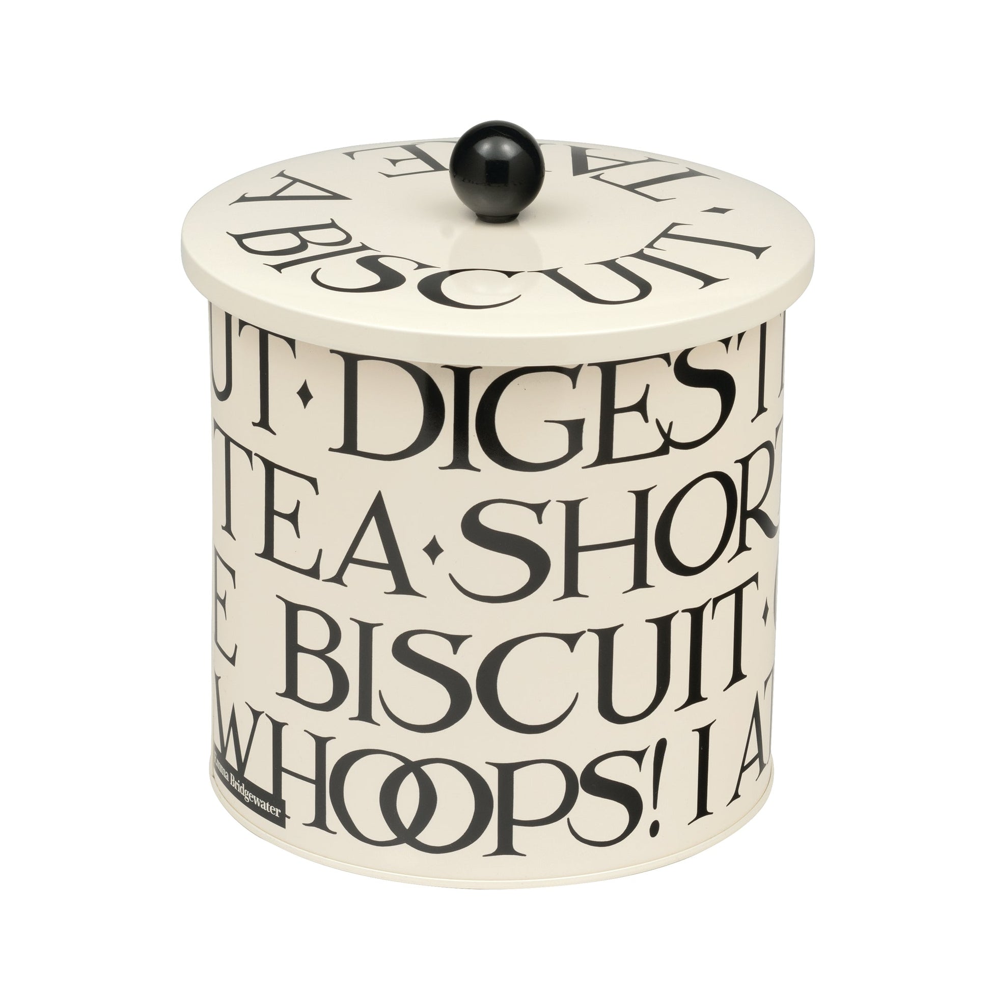 kitchentins - Emma Bridgewater - Black Toast Biscuit Barrel