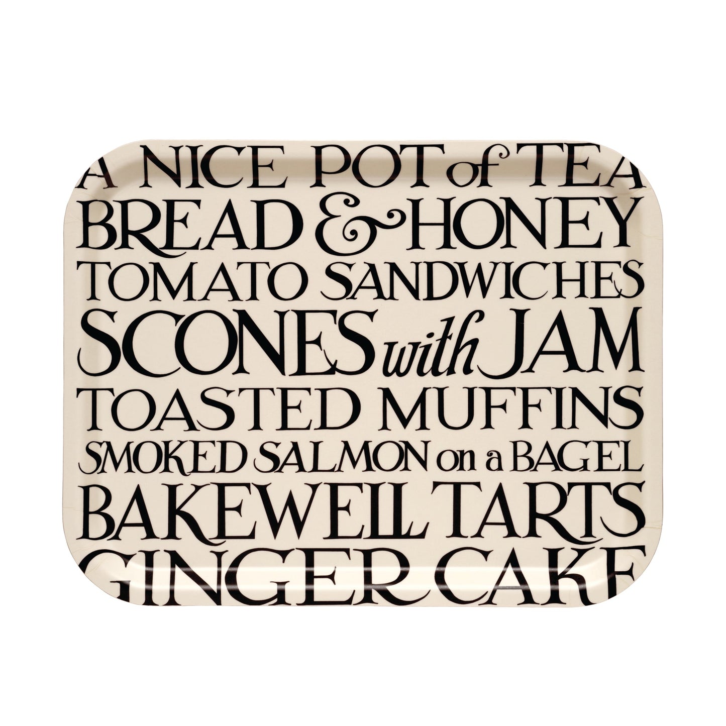 kitchentins - Emma Bridgewater - Black Toast Birch Rectangular Tray