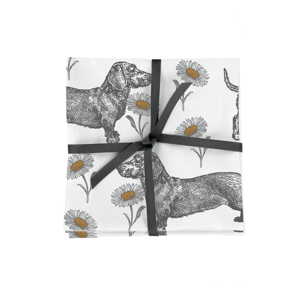 Thornback & Peel - Dog & Daisy Napkin Set of Four