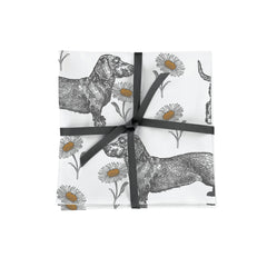 Thornback & Peel - Dog & Daisy Napkin Set of Four