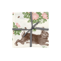 Thornback & Peel - Rabbit & Rose Napkin Set of Four