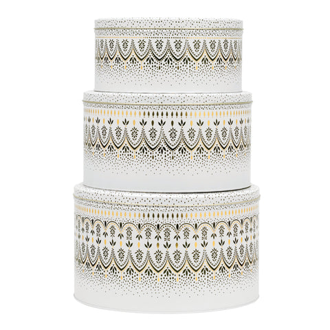 Sara Miller - Artisanne Noir set 3 cake tins