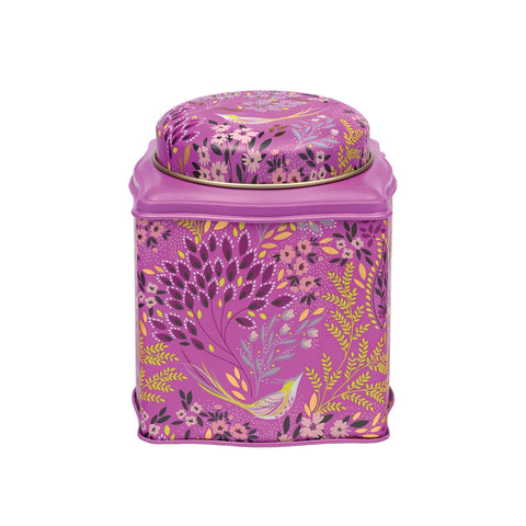 Sara Miller - Haveli Garden Wavy Dome Lid Tin Caddy