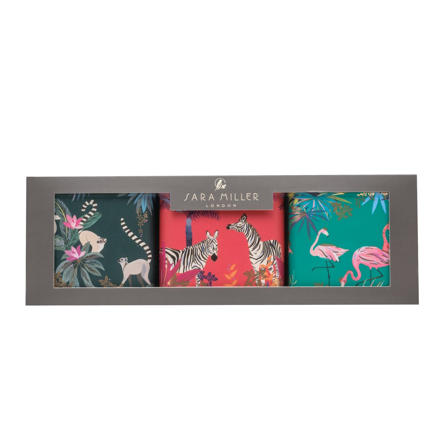 kitchentins - Sara Miller - Tahiti Set 3 Square Caddies