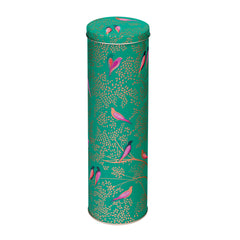 Sara Miller - Green Birds Extra Tall Round Tin