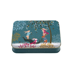 Sara Miller Christmas -  Woodland Tales Small Rectangular Tin