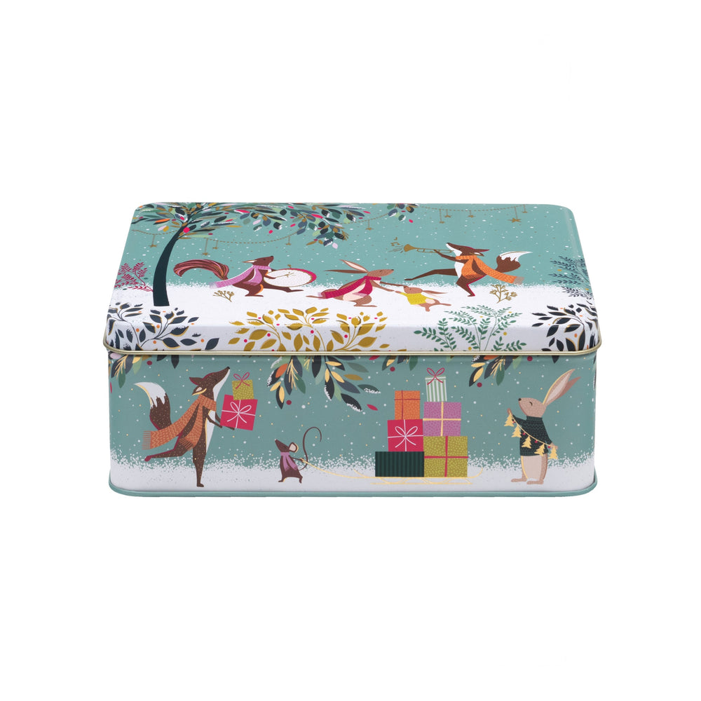 Sara Miller Christmas - Woodland Tales Deep Rectangular Tin