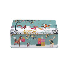 Sara Miller Christmas - Woodland Tales Deep Rectangular Tin