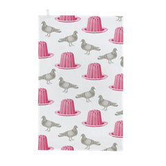 Thornback & Peel - Pigeon & Pink Jelly Tea Towel